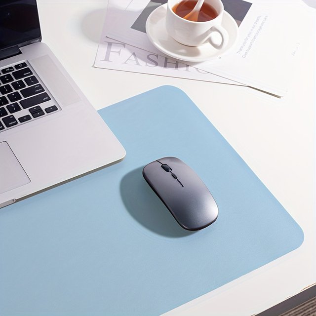 EIMELI Extra-Large Waterproof Mouse Pad - Faux Leather Rectangular Desk for Office and Home Use
