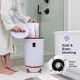 thumbnail image 4 of SereneLife Single Touch Towel and Blanket Warmer with Fragrant Disc Holder and LED Ring Red, Perfect Size for Two Large Bath Towels, Automatically Shut off Feature (Cherry), 4 of 9