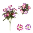 thumbnail image 2 of Fasiaou Artificial Flowers for Outdoors, UV Resistant Fake Realistic Flowers with Plastic Plants Spring Decor, Faux Silk Flowers for Outside Window Box Front Porch Planter Decor,D, 2 of 6