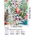 thumbnail image 2 of Rideau de Douche Ne s'Estompe Pas et en polyester durable Flamant Rose cactus l, 2 of 5