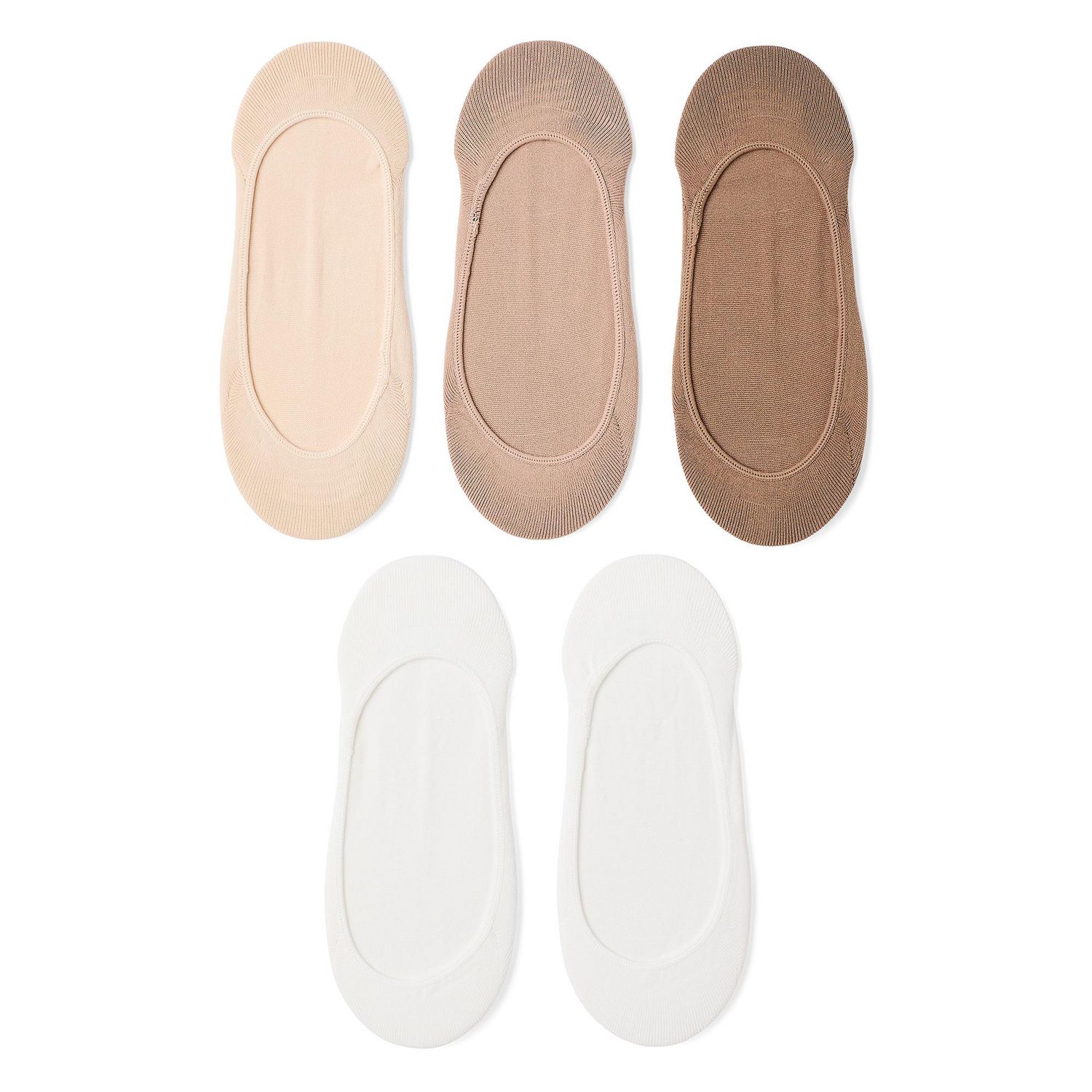 Lot de 5 paires de socquettes de coupe ultra-basse George pour femmes