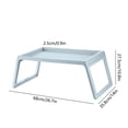 thumbnail image 3 of Jubipavy Table Pliante en Plastique sur Lit Table d'Ordinateur Pliable Bureau de Rangement, 3 of 6