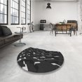 thumbnail image 4 of Ahgly Tapis Rectangulaire Lavable en Machine Intérieur Transitionnel Gris Minuit, 7 Pieds x 10 Pieds, 4 of 7