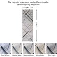 thumbnail image 2 of JV Home Runner Rug Stripes Grey 2' x 7' Hallway Soft Indoor Washable Rugs Anti Slip, 2 of 6