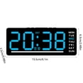 thumbnail image 3 of Alarm Clock under $5! CQCYD Digital Alarm Clock, Multi-Functional LED Clock with Date Temperature, Battery or Electric Powered, Bedside Desk Clock, 3 of 6