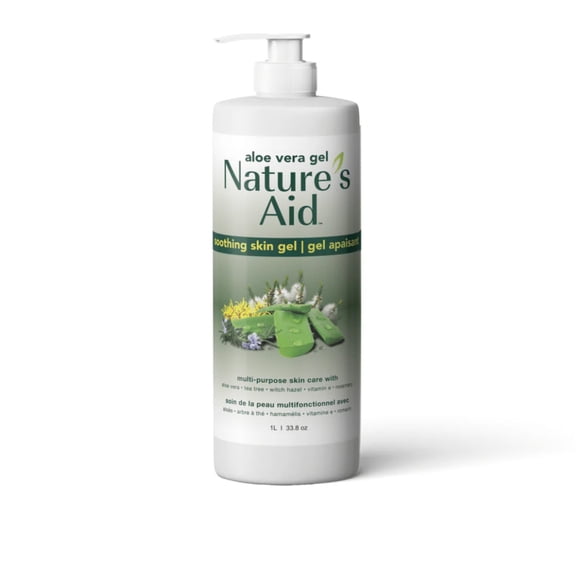 Nature's Aid Skin Gel Original Made With Pure Aloe Extract, Soothing for All Skin Types - 1 L