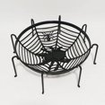 thumbnail image 1 of Halloween Decor Spider Web Bowl Fruit Plate Candy Biscuit Package Basket Bowl, 1 of 4