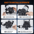 thumbnail image 3 of Fresh Water Diaphragm Pump, Rv Pump, Fresh Water Pump,Pressure Adjustable (40-80 PSI) with Auto Switch for RV, Boat, Water Purifier & Solar System, 3 of 8