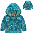 thumbnail image 2 of Toddler Winter Coat Cute Animal Printed Solid Color Lightweight Jacket Windproof Down Jacket Spring Jacket 3-4 Years Kids Clothes, 2 of 4