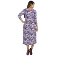thumbnail image 4 of Phagun Robe Midi d'Été pour Femme Décontractée Ample avec Poches Robe à Encolure Dégagée Robes, 4 of 7