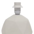 thumbnail image 4 of All the Rages LT2060-WHT Lampe en Béton Géométrique au Design Simple, Blanc, 4 of 6