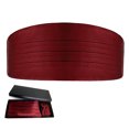 thumbnail image 3 of Bangcool Mens Bow Tie Fashion Solid Color Formal Bowtie with Pocket Square & Cummerbund, 3 of 8