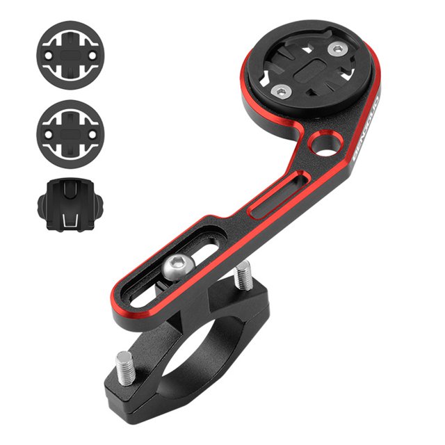 Computer Mount Adjustable Out Front Bike Handlebar Mount Holder with Adapter Holder for Garmin for Bryton for Cateye