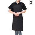 thumbnail image 1 of Adult Apron Striped Chef Waiter Apron Kitchen Cook With Pockets 2 Apron T3B9, 1 of 9