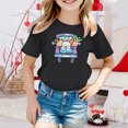 thumbnail image 2 of TZEWGL Tees For Child Cartoon Printed Round Neck Short Petal Sleeved Clothing For Infnants size 12-13T, 2 of 4