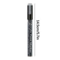 thumbnail image 4 of 6pc Pack Black Acrylic Marker Pen Set, Water-based Paint Pen, Hand Ledger, Graffiti Pen, Acrylic Paint Marker Pen, 4 of 4