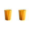 thumbnail image 4 of ZheElen PP Office And Home Waste Bin - 6L Capacity Easy Access Kitchen Large Capacity Kitchen Bedroom Yellow L 2Set, 4 of 6
