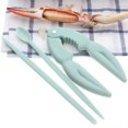 thumbnail image 4 of Ensemble d'Outils de Fruits de Mer 8 Pcs en Plastique Antidérapant Polyvalent Craquelin de Fruits de Mer Outil pour Crabe, 4 of 10