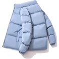 thumbnail image 3 of LinYooLi Veste Légère pour Femmes à Manches Longues Col Montant Fermeture Éclair Complète pour l'Hiver, 3 of 3