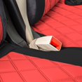 thumbnail image 3 of Pour 2020-2024 Ford Explorer Base FH Group Housses de Sièges d'Auto sur Mesure en Néoprène Résistantes à l'Eau - 2e Rangée Rouge, 3 of 6