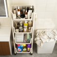 thumbnail image 2 of Kitchen Storage Trolley - 4-Tier Cart for Kitchen/Bedroom/Bathroom - Versatile & Easy to Clean, 2 of 6
