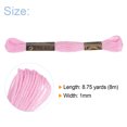 thumbnail image 2 of Unique Bargains Very Light Purple Embroidery Floss, 8m - 12 Skeins, 2 of 6