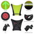 thumbnail image 2 of Wweixi Gilet de Cyclisme Sans Fil avec Télécommande LED, Indicateur de Direction pour Vélo, Jaune, 2 of 9