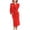 Red, variant on yievot Women's and Men's Plush Soft Robe, Warm, Fleece Flannel Bathrobe Pajamas