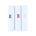 thumbnail image 1 of Umo Lorenzo  Cotton Boxed Initial Alphabet Handkerchiefs (Pack of 3) (Men's), 1 of 3