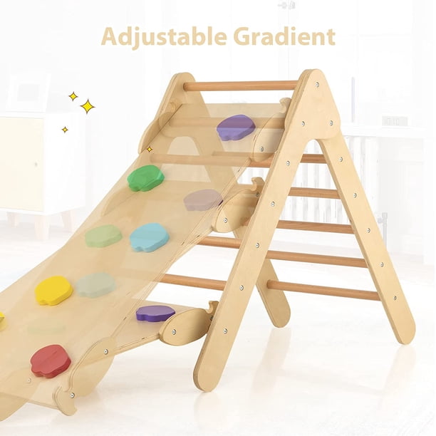 Test du triangle d'escalade Goplus 7 en 1 : l'arche Montessori pour enfants
