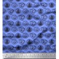 thumbnail image 1 of Soimoi Silk Fabric Bird,Fish & Ship Ocean Decor Fabric Printed Yard 42 Inch Wide, 1 of 3