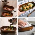 thumbnail image 3 of IFANLANDOR Sushi Dish Plastic Serving Plate Coffee Easy to Clean for Party Restaurant 1Pack, 3 of 8