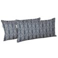 thumbnail image 2 of VargottamIndoor/OutdoorPolyester FabricLumbarPillowCover,All-Weather Waterproof Rectangular Cushion Case for Patio Furniture,12" x 18"Set of 2 -Ogee-15, 2 of 6