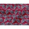 thumbnail image 4 of oneOone Viscose Jersey Fabric Leaves & Floral Block Printed Fabric 1 Yard 60 Inch Wide, 4 of 4