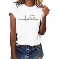 thumbnail image 2 of Birdeem Unisex T-Shirt Printed Pattern Casual Fashion Soild Color Short Sleeve Tops, 2 of 7