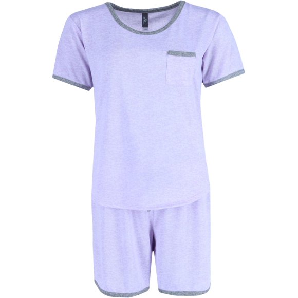 PJ Couture Solid Short Pajama Set (Women's)
