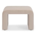 thumbnail image 3 of Better Homes & Gardens Juliette Velvet Pouf, Beige, 3 of 6
