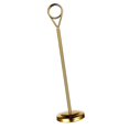 thumbnail image 3 of Wweixi Stainless Table Number Holder Sign Holder Photo Stand for Hotel Golden 20cm, 3 of 9