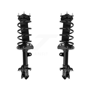 Transit Auto Front Complete Suspension Shocks Strut and Coil Spring Mount Assemblies Kit for Car 2007-2014 Honda CR-V - Left Right Side (Driver Passenger) K78A-100142