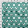 thumbnail image 4 of oneOone Georgette Viscose Dark Teal Green Fabric Check Craft Projects Decor Fabric Printed By The Yard 42 Inch Wide, 4 of 4