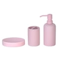 thumbnail image 2 of Mainstays Soft Touch Toothbrush Holder, Rubber coated ceramic, 1 toothbrush holder holds toothbrushes and toothpaste, 2 of 3