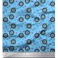 thumbnail image 1 of Soimoi Polyester Crepe Fabric Dart Board Sports Print Fabric by Yard 42 Inch Wide, 1 of 3