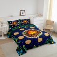 thumbnail image 3 of Erosebridal Camping Bedding King Comforter Set, Jungle Botanical Down Comforter, Galaxy Decor, Reversible 3 Pieces, 3 of 7