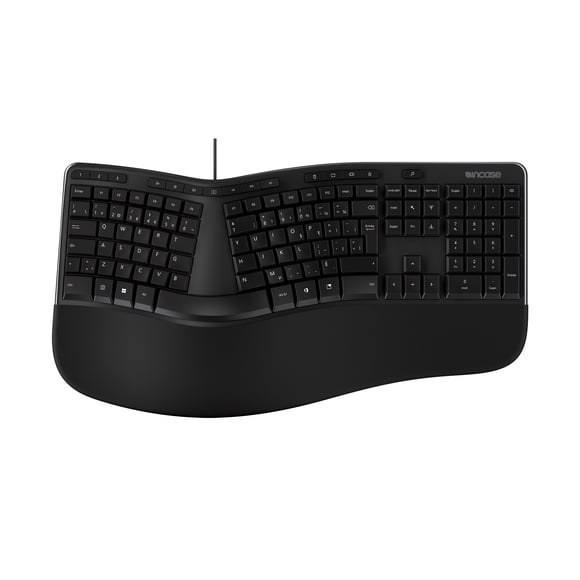 Incase Ergonomic Keyboard FR-CA Layout EN/FR/ES/PT pour (PC)