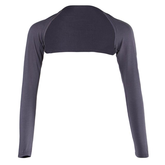 Piece Shoulder Elastic Modal Arm Cover Shrug Hijab Tops Gray