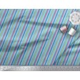 thumbnail image 3 of Soimoi Poly Georgette Fabric Vertical Stripe Printed Fabric 1 Yard 42 Inch Wide, 3 of 5