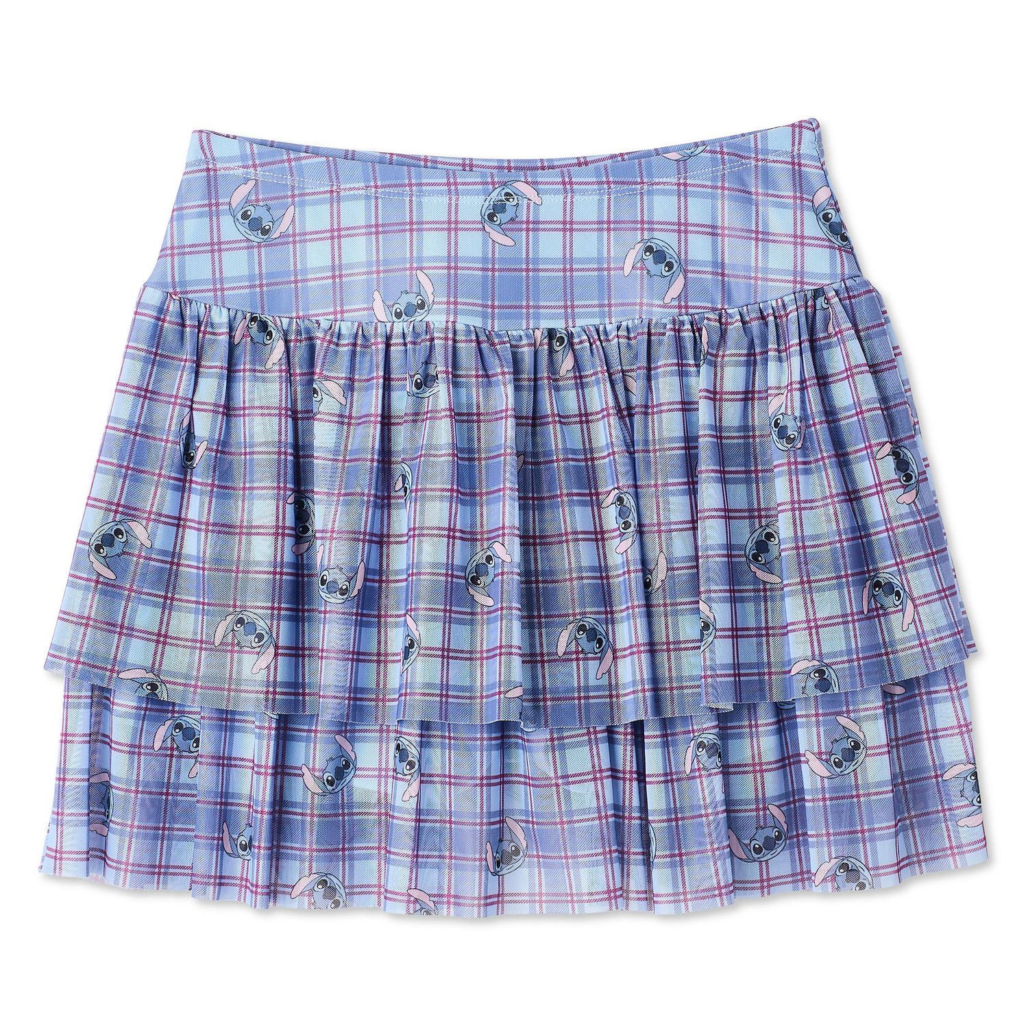 Disney Girls' Stitch Tiered Skirt