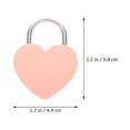 thumbnail image 3 of Shisuyan 2 Sets Love Locks Suitcase Padlocks Heart Shaped Luggage Padlock for Decor, 3 of 9