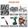 thumbnail image 2 of 200mm 1/2 Drive Socket Impact Wrench Driver Hex Head Adapter Spanner Converter, 2 of 9