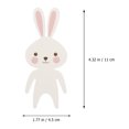 thumbnail image 4 of Cartes de Fête Adorables en Forme de Lapin pour Verres à Vin, Coupe, Décorations de Gâteau 16 Pcs, 4 of 8